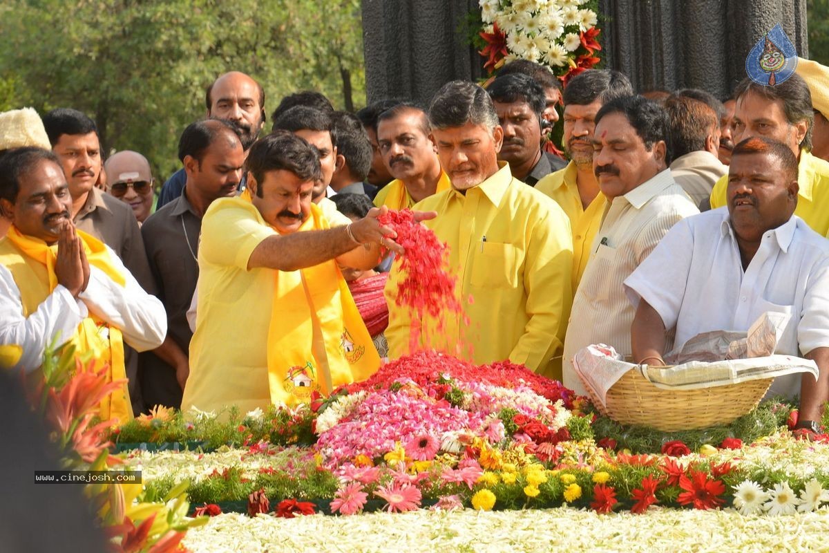 NTR Family Members at NTR Ghat - 79 / 151 photos
