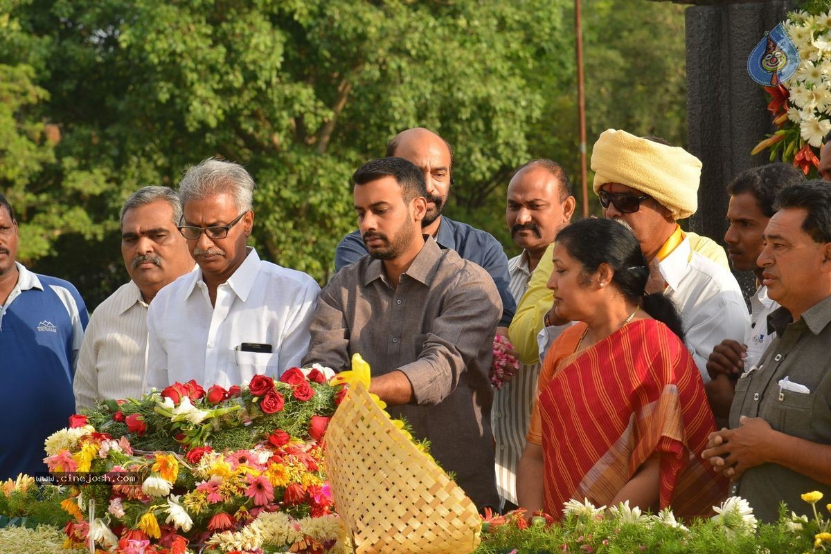 NTR Family Members at NTR Ghat - 84 / 151 photos