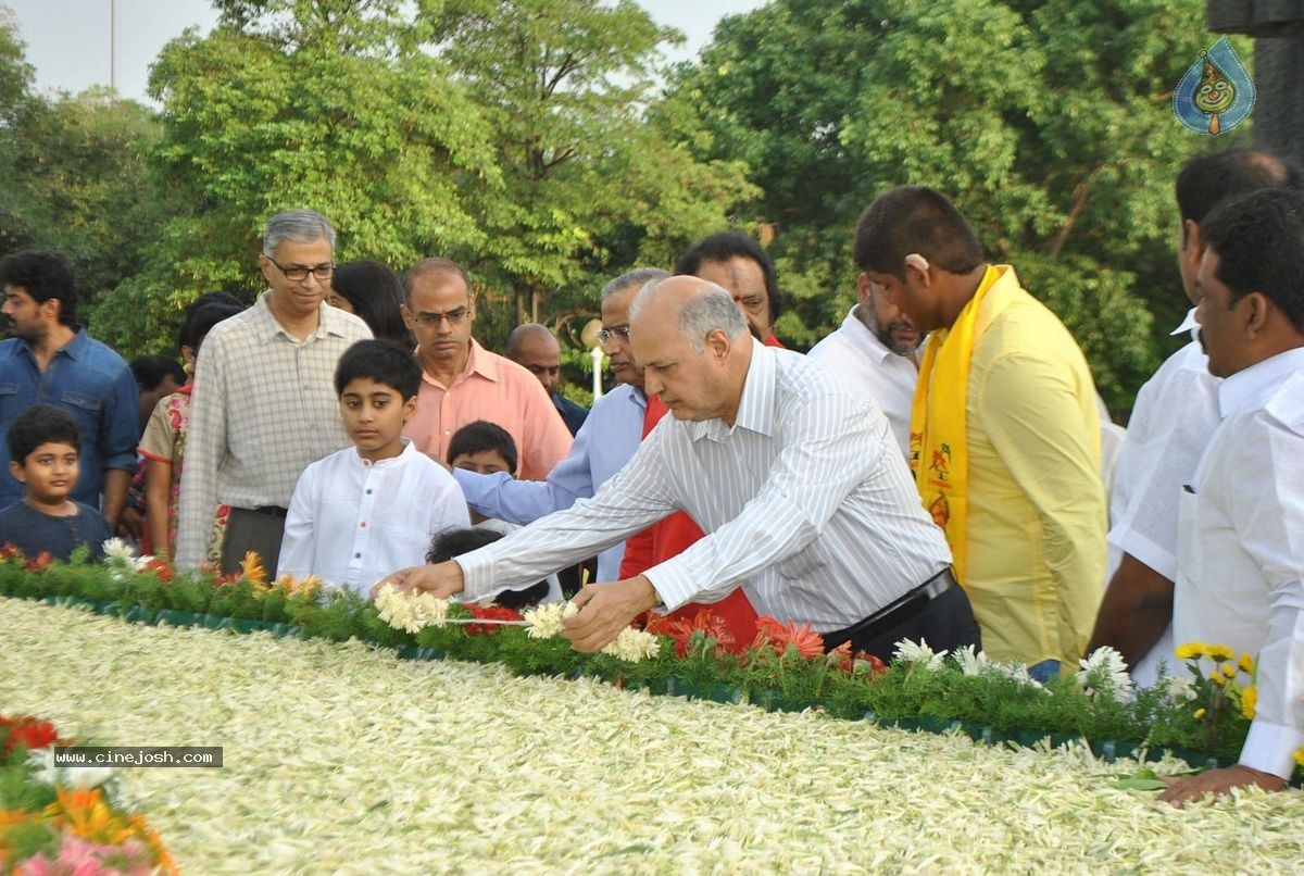 NTR Family Members at NTR Ghat - 97 / 151 photos