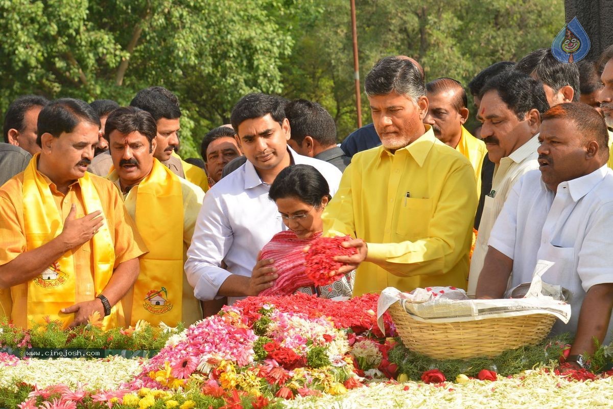 NTR Family Members at NTR Ghat - 119 / 151 photos