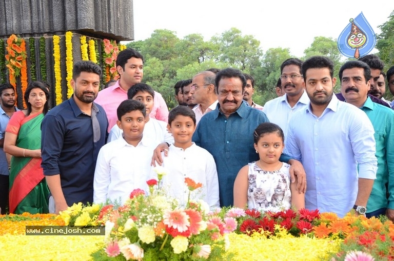 NTR Family Members Pay Tribute at NTR Ghat - 55 / 100 photos