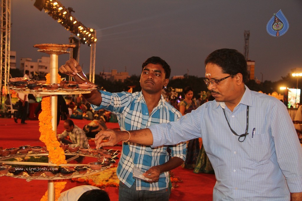 Pawan attends Bhakti TV Channel Koti Deepotsavam - 183 / 215 photos