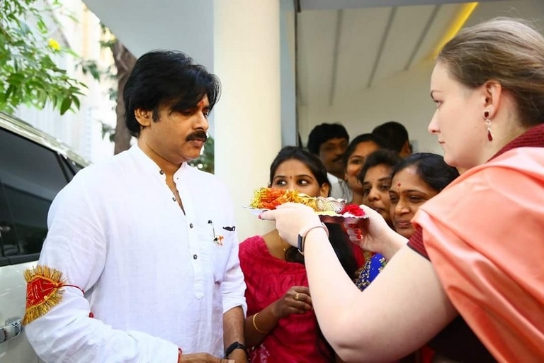 Pawan Kalyan At Jana Sena Party Office - 3 / 11 photos