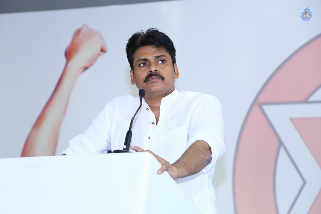 Pawan Kalyan Jana Sena Press Meet - 11 / 46 photos