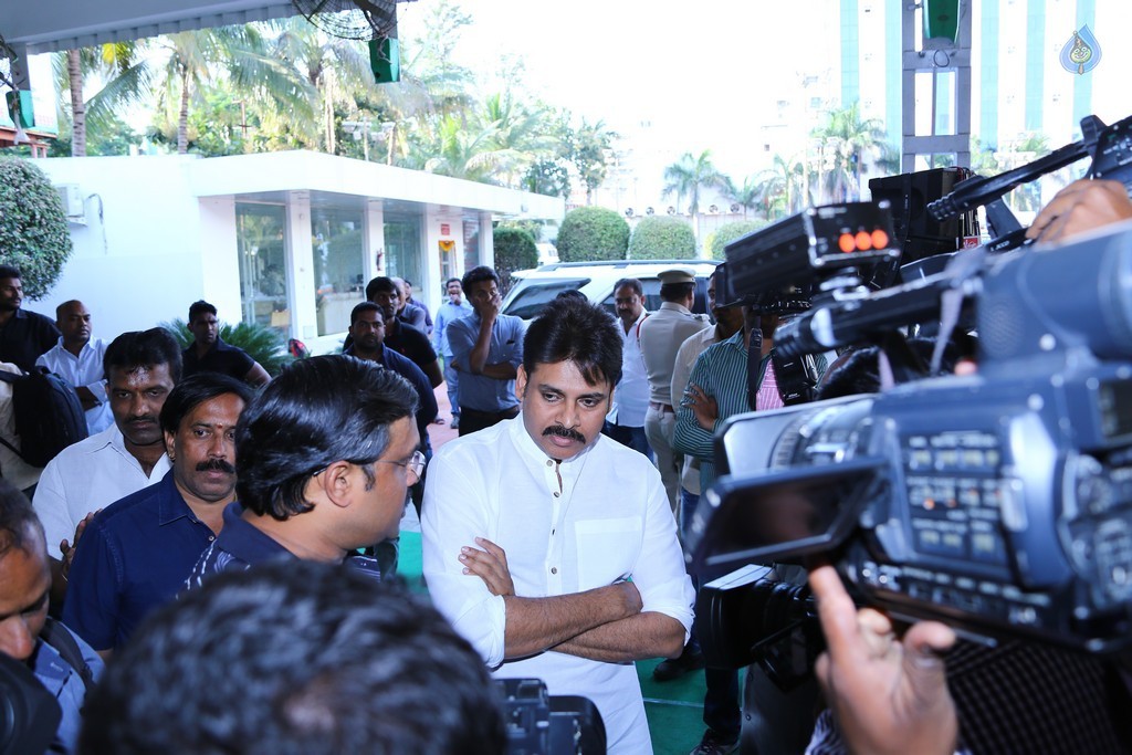 Pawan Kalyan Jana Sena Press Meet - 12 / 46 photos