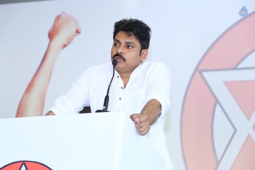 Pawan Kalyan Jana Sena Press Meet - 15 / 46 photos