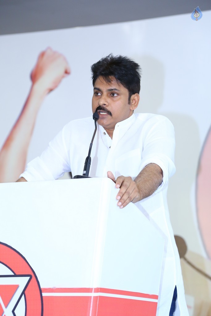 Pawan Kalyan Jana Sena Press Meet - 16 / 46 photos