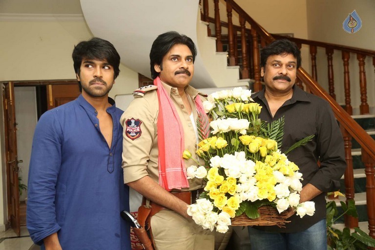 Pawan Kalyan meets Chiranjeevi - 64 / 74 photos