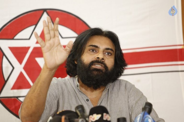 Pawan Kalyan Political Press Meet Photos - 8 / 40 photos