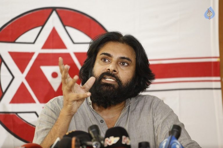 Pawan Kalyan Political Press Meet Photos - 11 / 40 photos