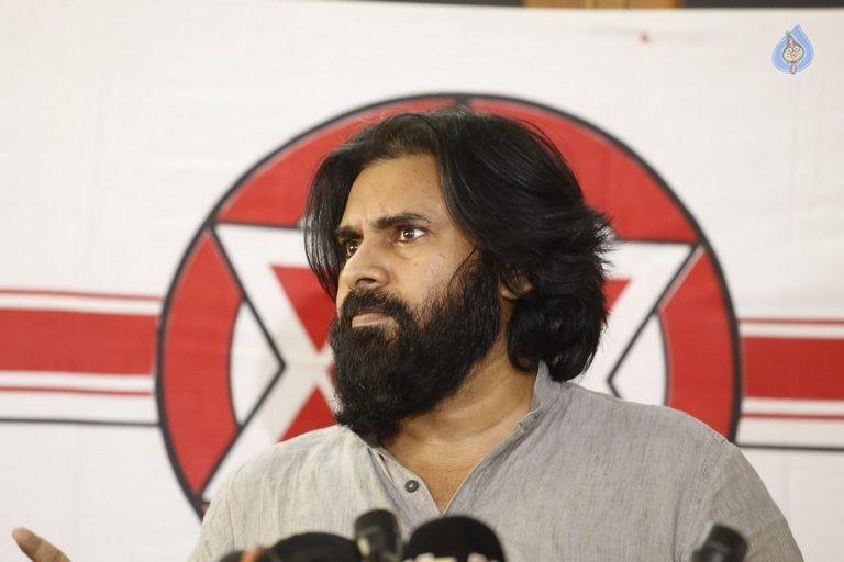 Pawan Kalyan Political Press Meet Photos - 14 / 40 photos