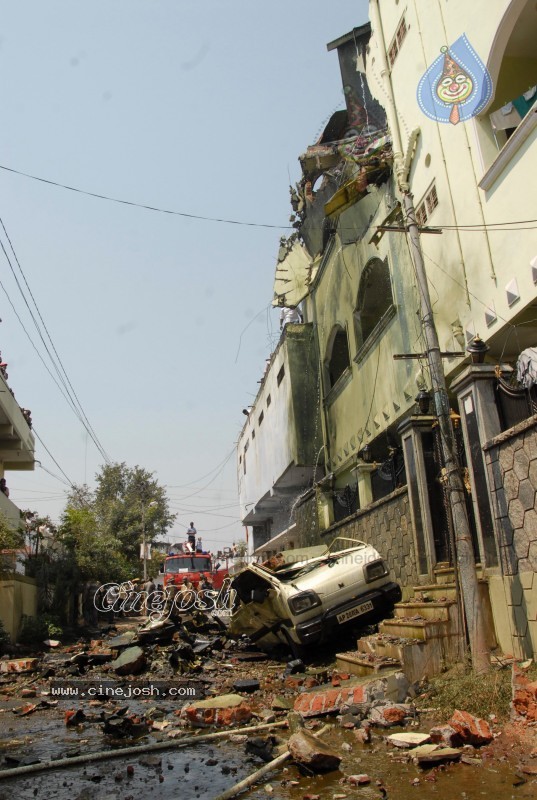 Plane Crash in Hyderabad Air Show - 7 / 47 photos