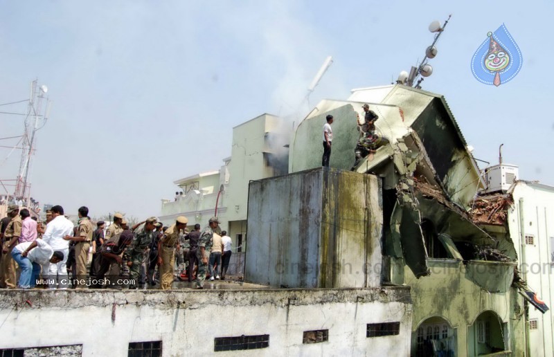 Plane Crash in Hyderabad Air Show - 16 / 47 photos