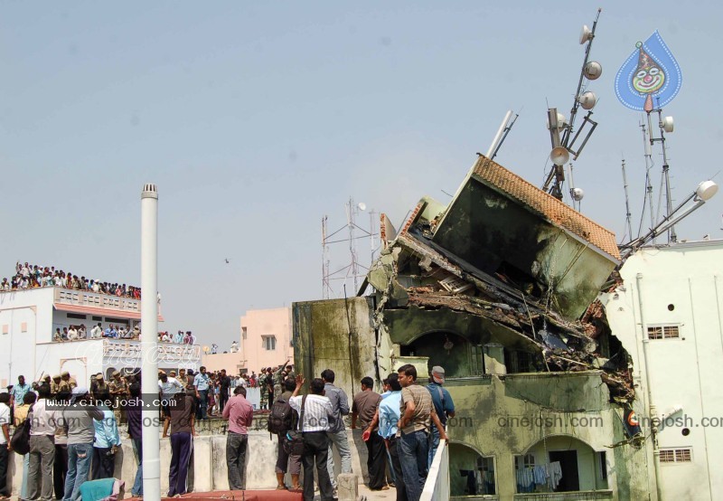 Plane Crash in Hyderabad Air Show - 26 / 47 photos