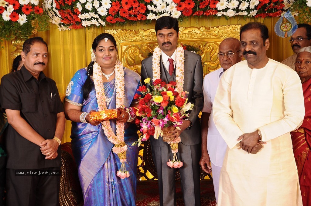 Producer Anbalaya Prabhakaran Daughter Wedding - 17 / 26 photos