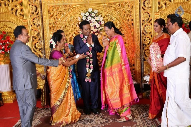 Producer LMM Muralidharan Son Wedding Photos - 36 / 55 photos