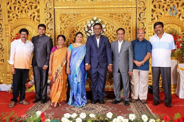 Producer LMM Muralidharan Son Wedding Photos - 43 / 55 photos
