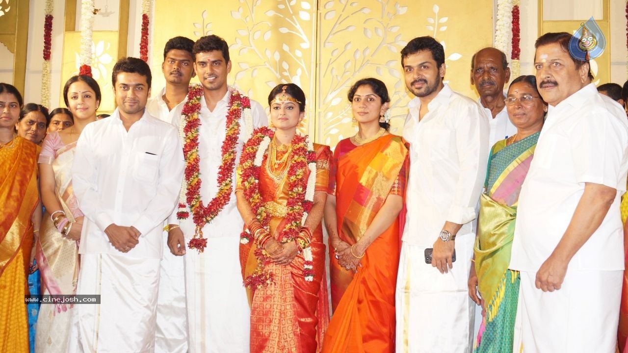 Producer SR Prabhu & Deepthi Wedding Photos - 12 / 19 photos