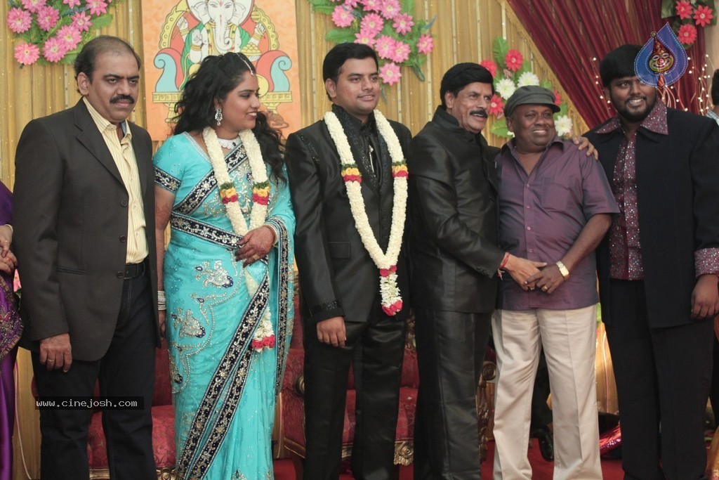 Producer Swaminathan Son Wedding Reception - 28 / 89 photos