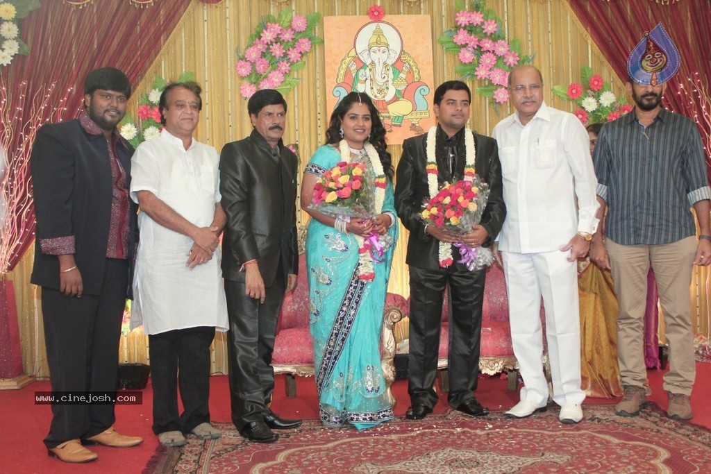 Producer Swaminathan Son Wedding Reception - 30 / 89 photos