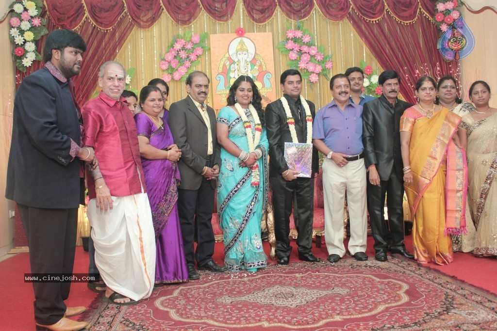 Producer Swaminathan Son Wedding Reception - 31 / 89 photos