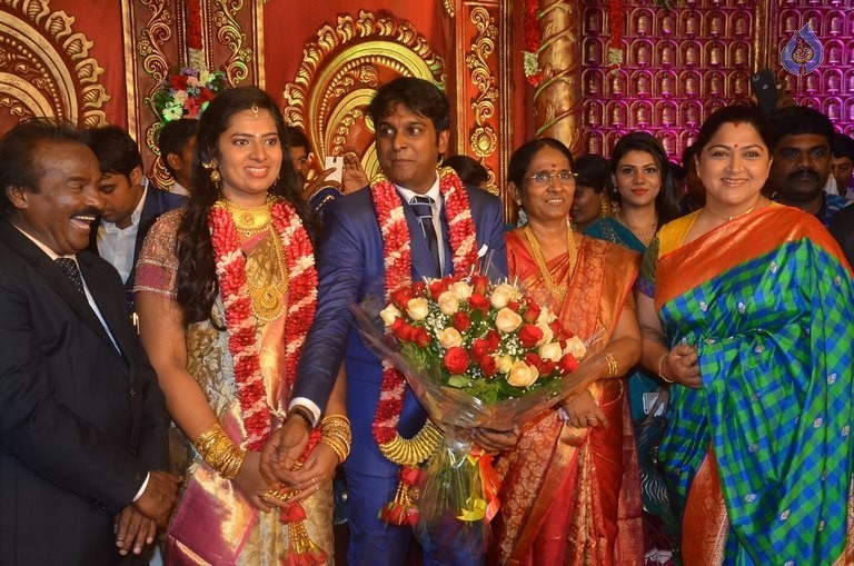 Producer Vinoth Kumar and Sindhu Wedding Reception - 2 / 42 photos
