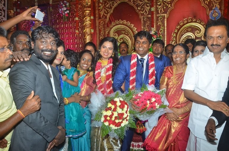 Producer Vinoth Kumar and Sindhu Wedding Reception - 4 / 42 photos