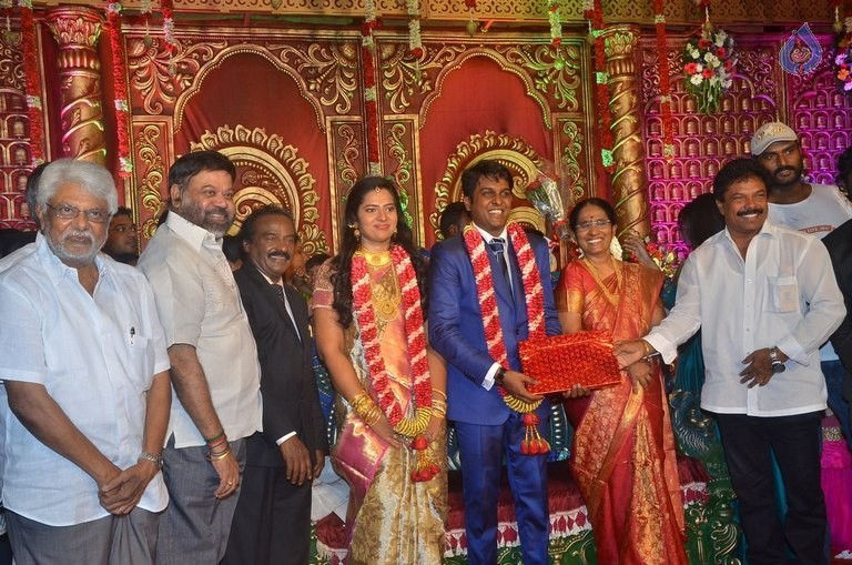 Producer Vinoth Kumar and Sindhu Wedding Reception - 10 / 42 photos