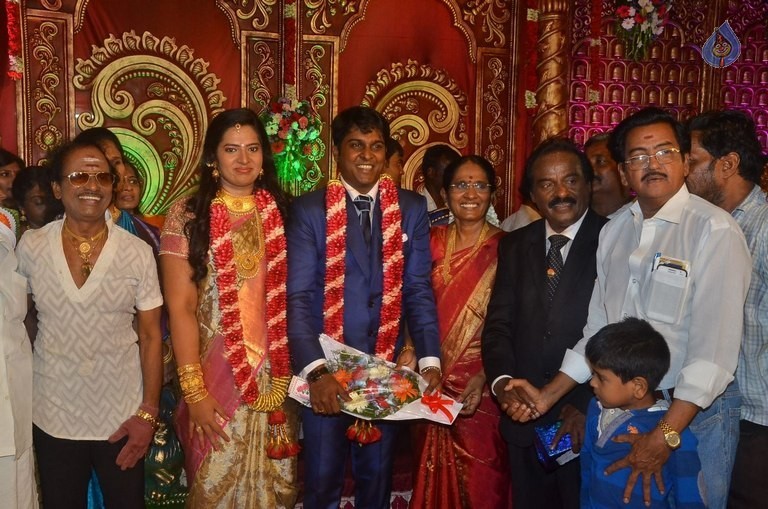 Producer Vinoth Kumar and Sindhu Wedding Reception - 15 / 42 photos
