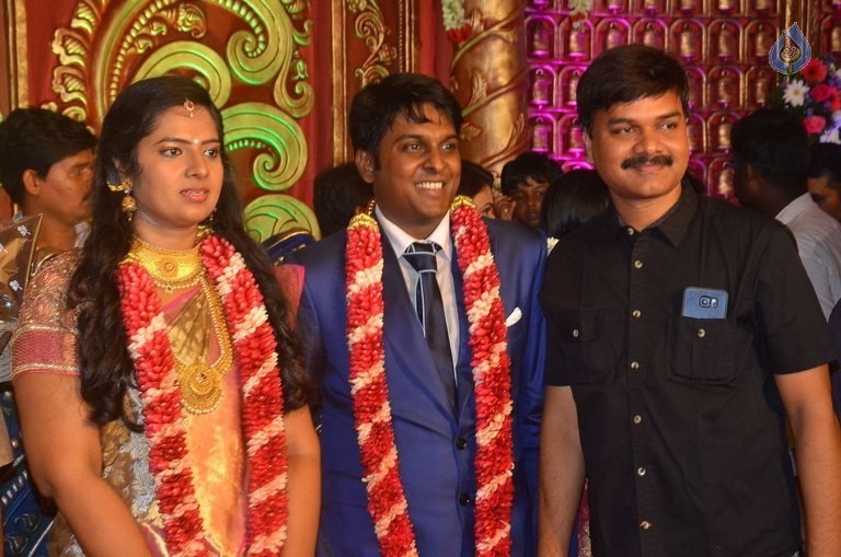 Producer Vinoth Kumar and Sindhu Wedding Reception - 24 / 42 photos
