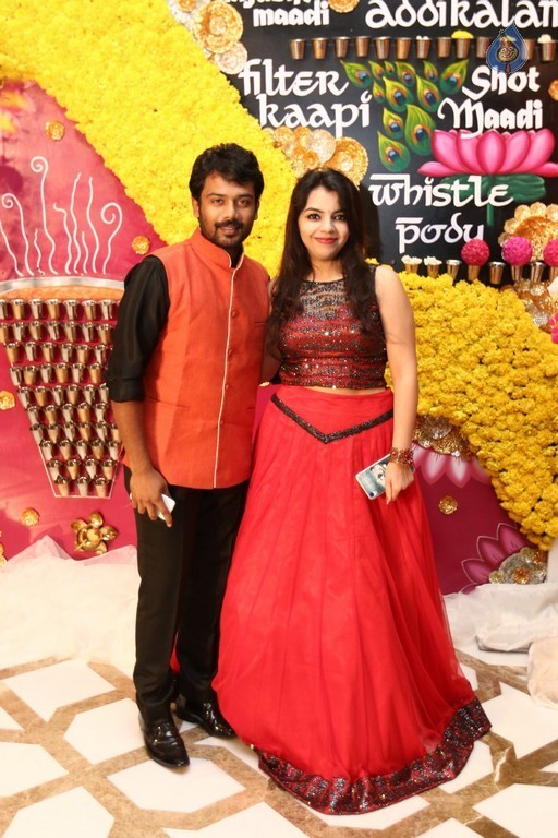 Radhika Sarathkumar Daughter Rayane Sangeet Photos - 22 / 24 photos