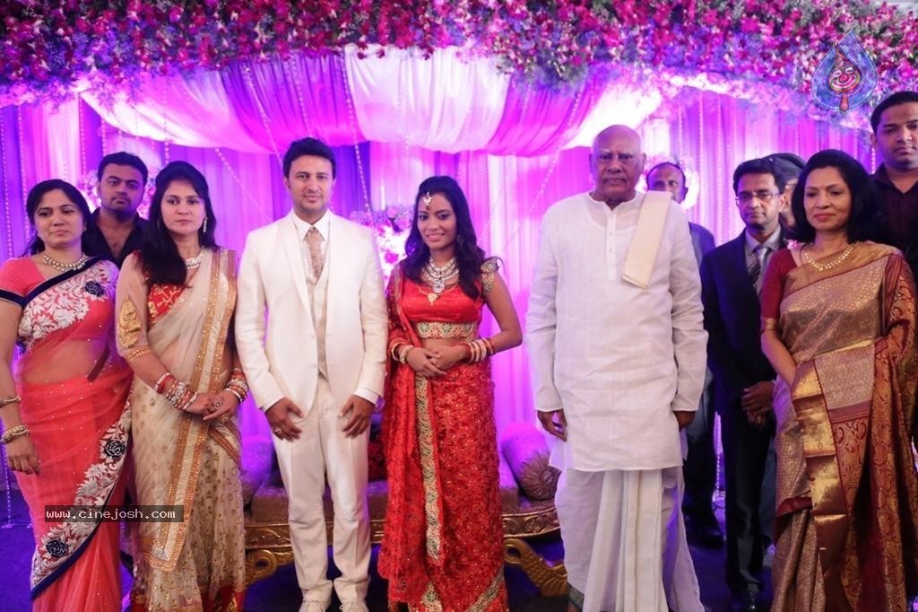 Raja and Amritha Marriage Reception Photos - 1 / 78 photos