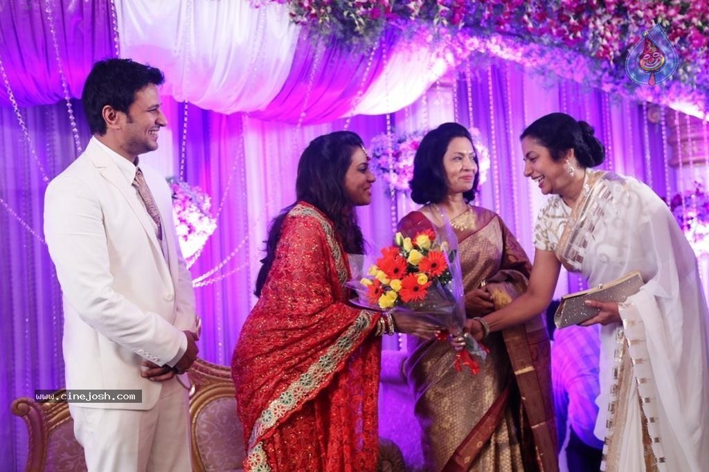 Raja and Amritha Marriage Reception Photos - 3 / 78 photos