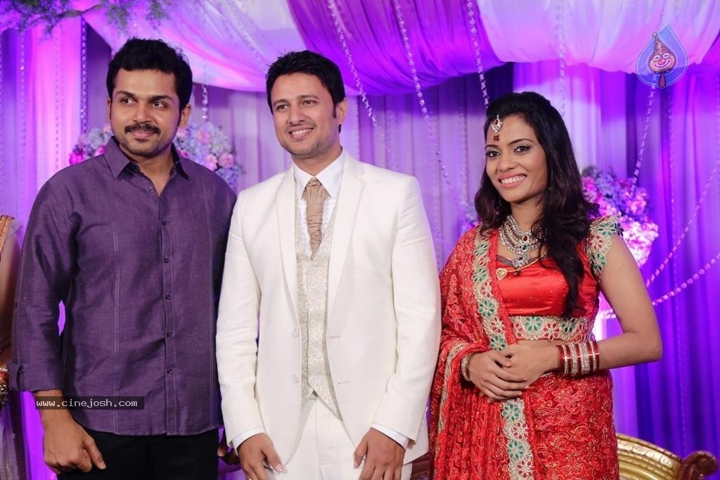 Raja and Amritha Marriage Reception Photos - 12 / 78 photos