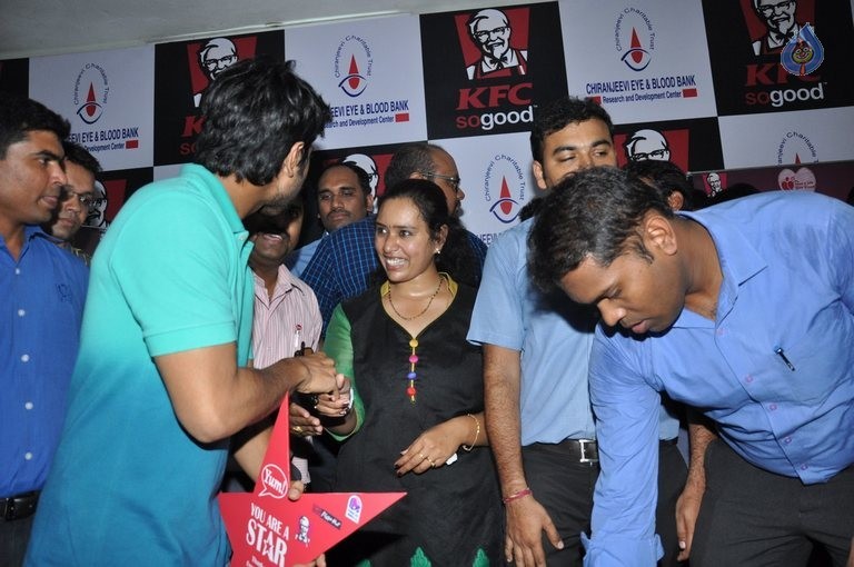 Ram Charan at KFC Employees Blood Donation Event - 4 / 81 photos