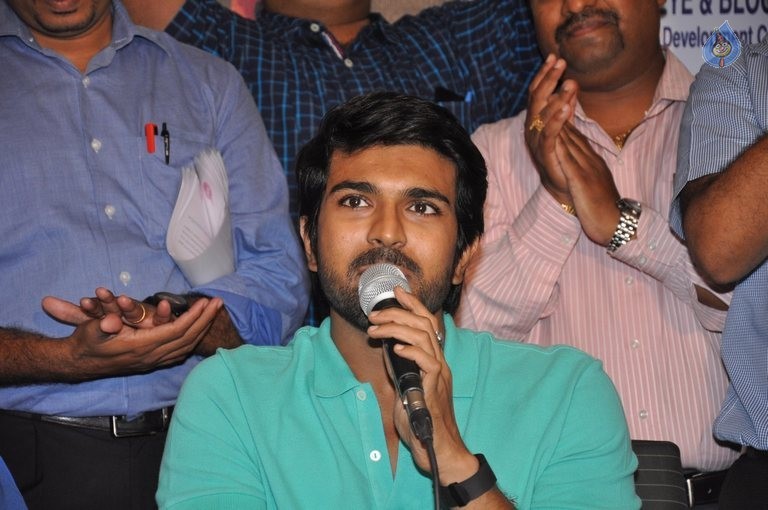 Ram Charan at KFC Employees Blood Donation Event - 8 / 81 photos