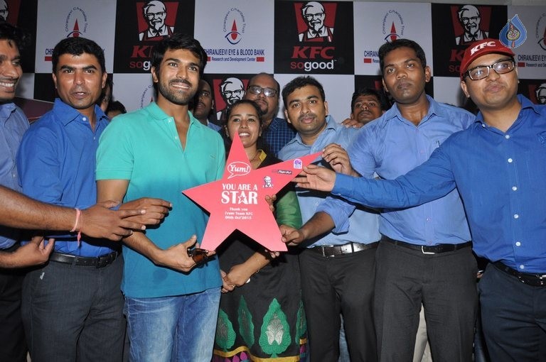 Ram Charan at KFC Employees Blood Donation Event - 12 / 81 photos