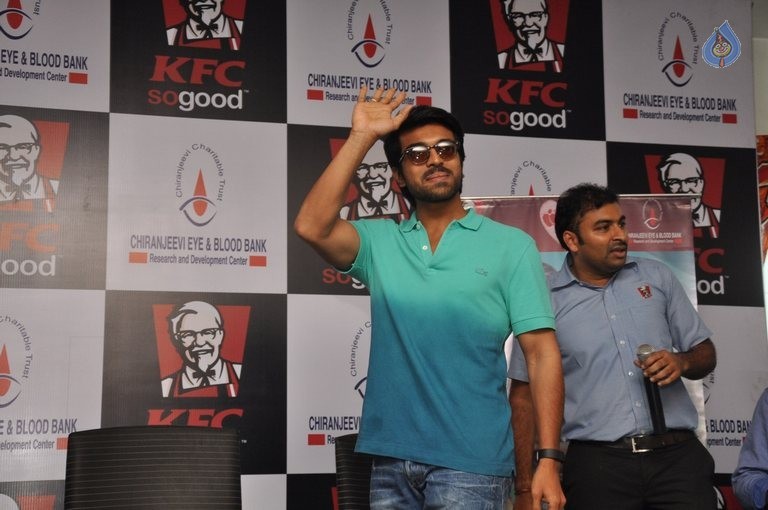 Ram Charan at KFC Employees Blood Donation Event - 13 / 81 photos
