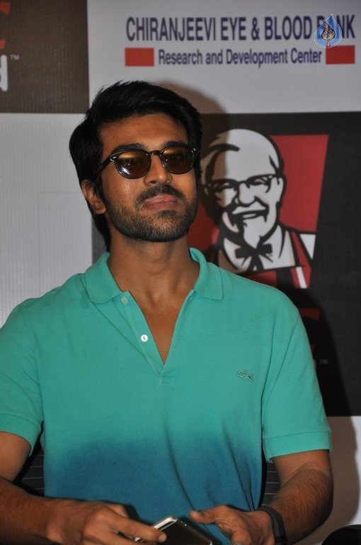 Ram Charan at KFC Employees Blood Donation Event - 27 / 81 photos