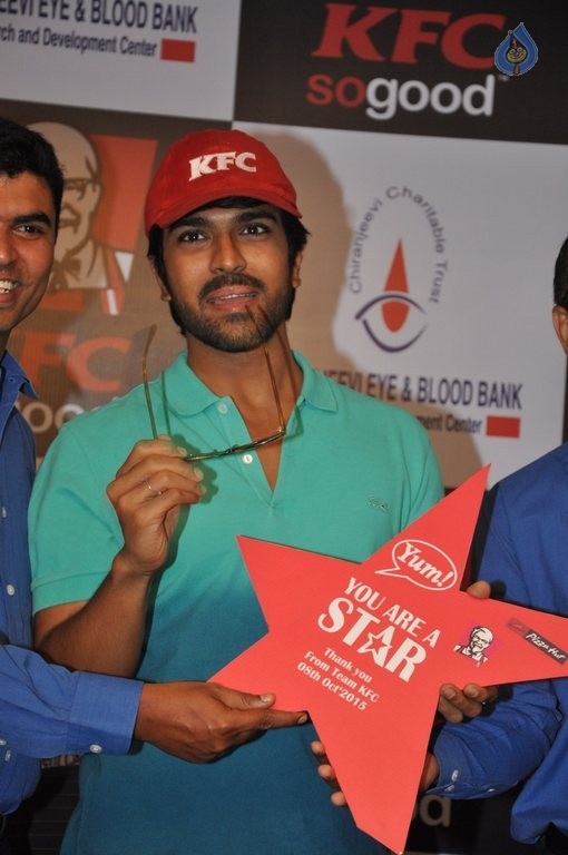 Ram Charan at KFC Employees Blood Donation Event - 28 / 81 photos