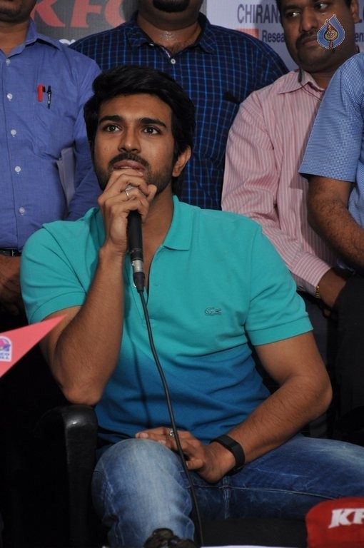 Ram Charan at KFC Employees Blood Donation Event - 38 / 81 photos