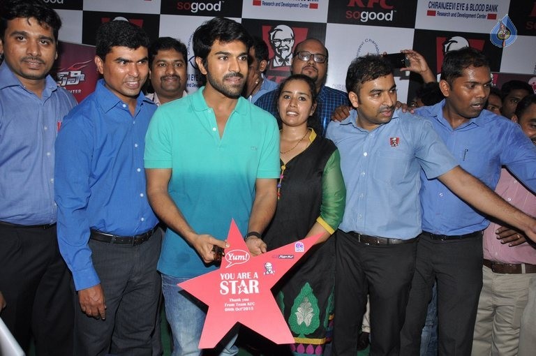 Ram Charan at KFC Employees Blood Donation Event - 39 / 81 photos