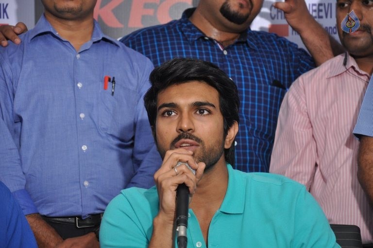 Ram Charan at KFC Employees Blood Donation Event - 46 / 81 photos