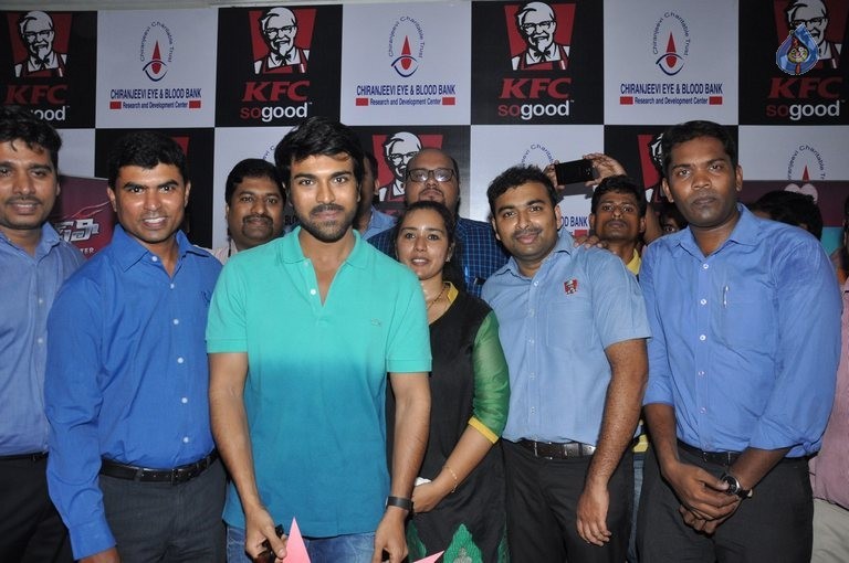 Ram Charan at KFC Employees Blood Donation Event - 49 / 81 photos