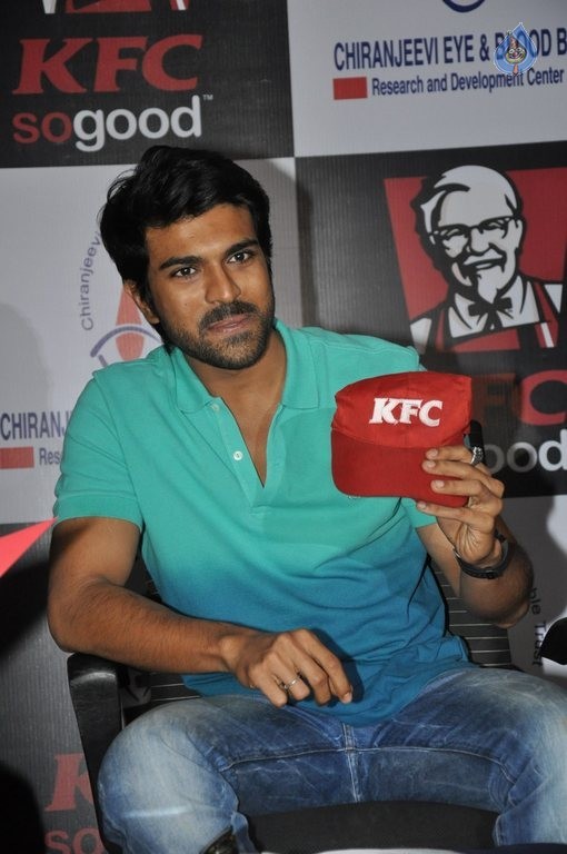 Ram Charan at KFC Employees Blood Donation Event - 54 / 81 photos