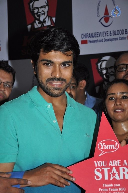 Ram Charan at KFC Employees Blood Donation Event - 57 / 81 photos