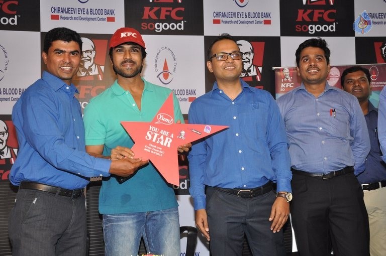 Ram Charan at KFC Employees Blood Donation Event - 61 / 81 photos