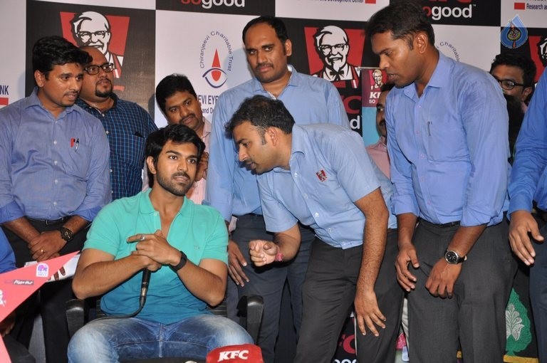 Ram Charan at KFC Employees Blood Donation Event - 73 / 81 photos