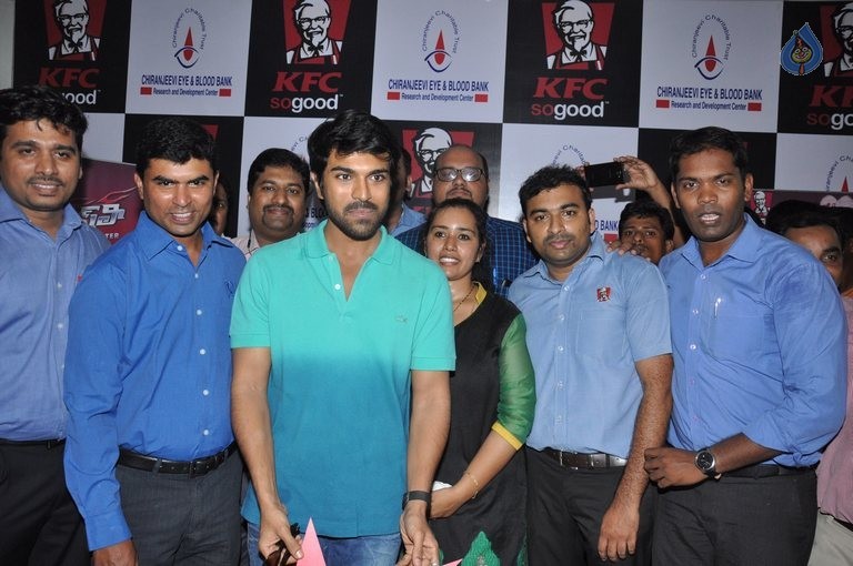 Ram Charan at KFC Employees Blood Donation Event - 77 / 81 photos
