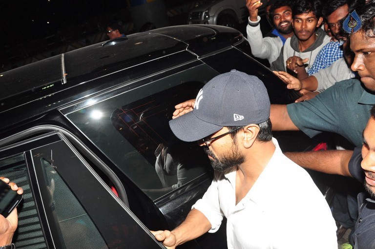 Ram Charan at Shamshabad Airport - 1 / 13 photos